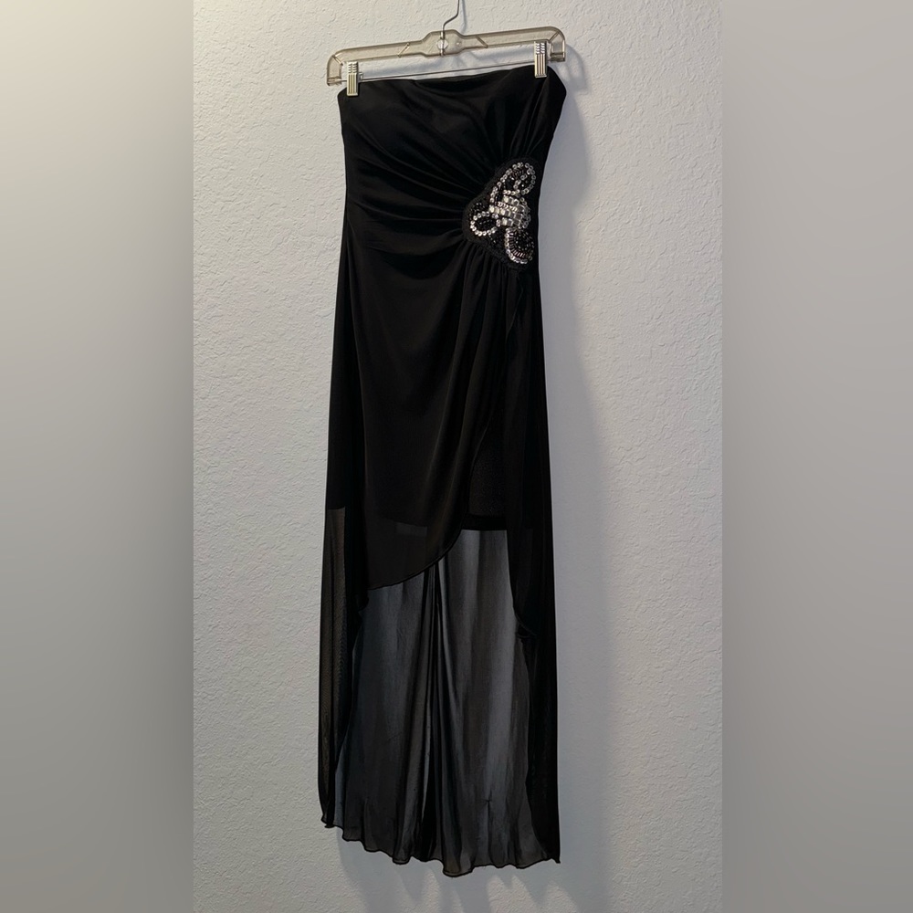 Black Strapless dress